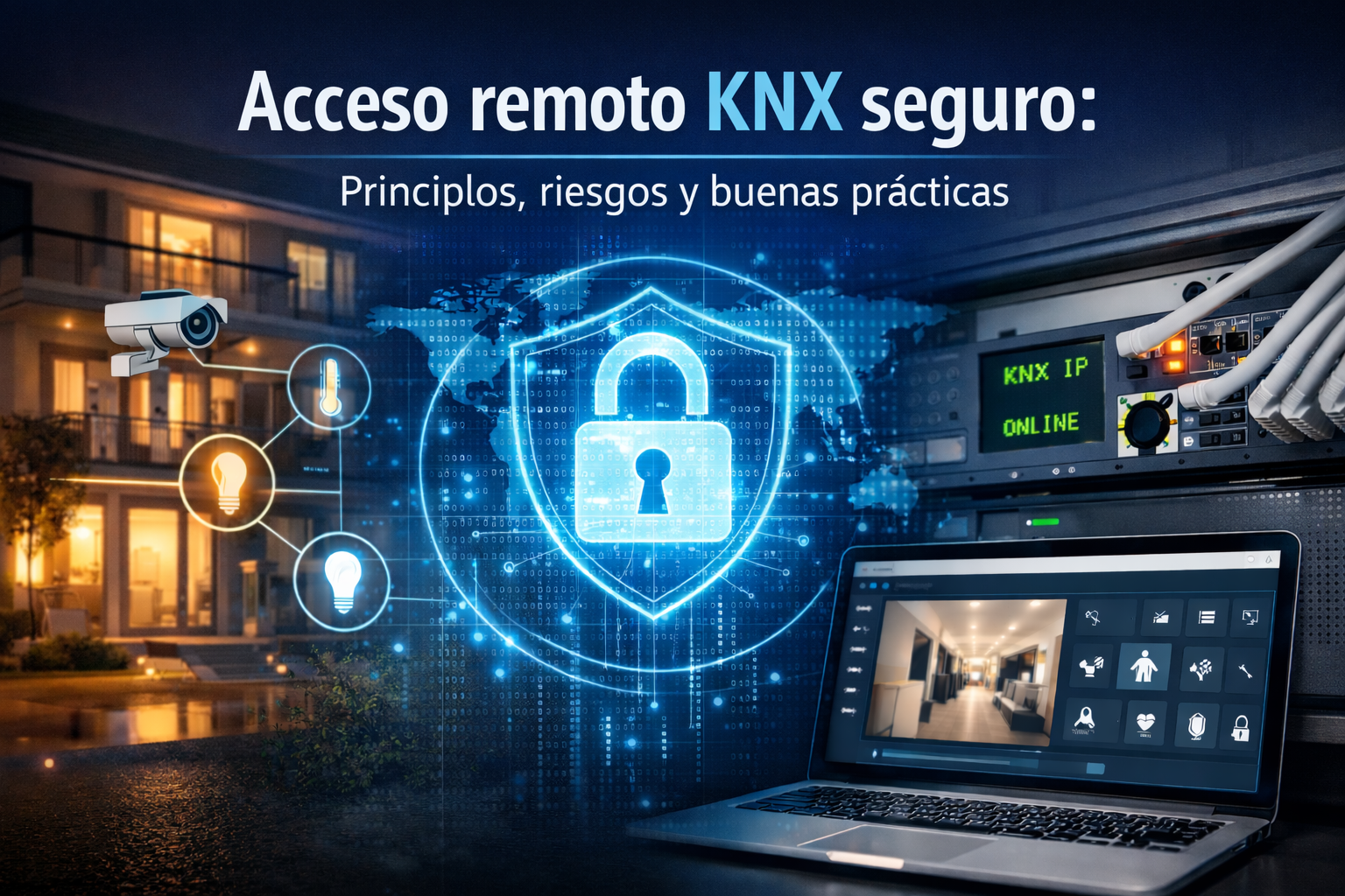 Acceso remoto KNX seguro: principios, riesgos y buenas prácticas Acceso Remoto KNX Seguro